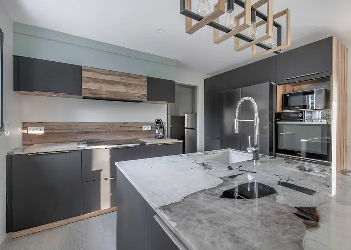 펜션 Maison Moderne Avec Jardin Pour 8 -